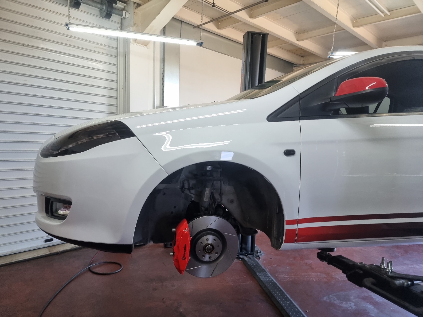 HyperBrake Motorsport Front 4pot Big Brake Kit without calipers for Fiat Bravo II for Brembo calipers from Alfa Romeo 159 TBi/Renault Megane RS and monoblock brake discs 330x28mm - Image 5